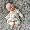 Dolls 42cm unpainted full body soft silicone reborn doll simulation can wear a pacifier washable head be rotated 231212