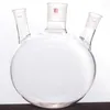 斜めの3マウスボールボトル容量5000ml重壁高強度ホウケイ酸ガラスフラスコF43