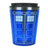 Doctor Dr Who Tardis kaffekopp rostfritt stål interiör termos mugg termomug termocup 450 ml kvalitet 201109290w