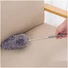 Dusters New Electrostatic Duster Retractable Bendable Stainless Steel Household Chicken Feather Dusting Drop Delivery Home Garden Hous Dhawm