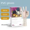 Overige huishoudelijke organisaties Voedselveilige wegwerp PVC-handschoenen Transparant en verdikt Bakken Keuken Schoonheid Haarverzorging Waterdicht Oliebestendig 231211