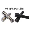 Dumbbells Metal Boks El Ağırlıkları Eğitim Ekipmanları Ev Gym için Kaymaz Ev Egzersiz Damlası Teslimat Sporları Dışarıda Fitness Malzemeleri Dhenu