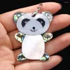 Pendant Necklaces Handmade Animal Natural Shell Charms Fashion Mother Of Pearl Shells Panda For Women Men DIY Necklace Jewelry Making