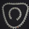 Baguette Moissanite Diamond Hip Hop Iced Out Gra Certificaat Heren Diamond Heart Tennisketting