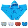 Underpants Sexy Lingerie Mens Underwear Briefs Men Open Front Pouch Hole Hollow Out Transparent Panties Tanga