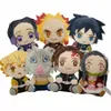 20cm Devil's Blade Anime Plush Toy Toy Cute Dolsl Demon Slayer Manga Dolit Decor