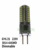 المصابيح 2pcs قابلة ل dimmable LED GY6 35 220V السيليكون لمبة الذرة G6 35 تعتيم الكريستال الضوء الثريا 2655