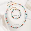 Charme pulseiras zmzy 2024 4mm corrente de aço inoxidável pulseira de pedra natural feminino diy dopamina cor design quadrado doces mix jóias