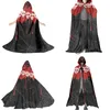 Trenchs pour hommes Halloween Squelette Thème Cape Goth Vampire Costumes de Noël unisexes Déguisements Motifs personnalisables Garçons Filles