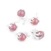 Colares pendentes naturais de stone dragão de pedra de pedra natural rosa quartzo reiki chakra charme jóias de moda clássica 5pcs tn3116