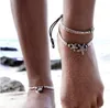 Bohemian Women Fashion Jewelry Bracelets Anklets Star Om Yoga wisiorek łańcuch kostki kostki kostki Anklet7863012