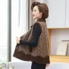 Women's Vests Mom Wears Mink Velvet Vest Autumn And Winter Grandma Waistcoat Coat With Shawl Cardigan Middle-aged Elderly People