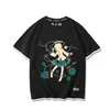 Projet Oriental âme démon rêve animation entourant faux deux T-shirts à manches courtes anime hommes et femmes hauts d'été