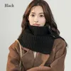 Scarves Knitted Fake Collar Scarf Women Warm Turtleneck Neck Warmer Detachable Winter Windproof Wrap