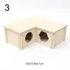 Altri prodotti per animali domestici Criceto Casa in legno Nascondiglio Piccoli animali Legno naturale per il GIOCO Habitat Decor Camera da masticare Giocattoli Criceti nani 231211