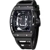 Wristwatches Men's Watch Skull Watches 30M Waterproof Wrist Night Luminous Quartz Casual Hollow299r