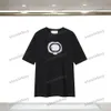 xinxinbuy Maglietta da uomo firmata T-shirt lettera spruzzatura Roma Italia cotone manica corta da donna Nero bianco blu grigio rosso XS-XL