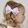 Accessoires pour cheveux, 2 pièces, épingles à cheveux avec nœuds Double couche, pinces en maille faites à la main pour filles, Barrette pour enfants, couvre-chef