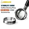 Tampers 57MM 57.5MM Anello dosatore caffè in acciaio inossidabile 304 per Lelit Imbuto Portafiltro Accessori caffè Espresso Barista Strumenti 231212