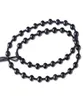 Collane con ciondolo Collana di perle di ossidiana nera da 6 mm per pietra naturale Accessori per gioielli con catena portafortuna fai da te UomoDonna7343242