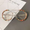Солнцезащитные очки 1787 с цветным цирконом, женские цепочки с декоративными очками из бриллиантов, модный и преувеличенный Instagram
