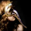 Günler Maskeli Top Kostüm Partisi Yüksek Kaliteli Venedik İtalya Maskesi Karnavalı Whimsy Uzun Fil Burun Maskesi Hallowmas Trunk Mask1957