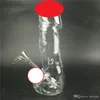20CM Le tuyau d'eau du pénis masculin Bong en verre de haute qualité avec dégagement de tige descendante pour fumer