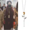 bakhåll halsband smycken bakhåll rose män kvinnor trendsättare titanium stål hänge personlighet mångsidig hiphop kedja huvudbonader