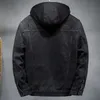 Men's Jackets Plus Size 5XL Casual Men's Denim Jacket Winter New Warm balck Lapel Outerwear Thicken Male Clothing Jean CoatL231122