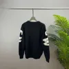 Pull en laine à manches longues pour hommes, tendance européenne, avec impression de lettres, haut unisexe et pulls tricotés