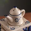 Lampy zapachowe olejki eteryczne retro Creat Ceramic Teapot Aromaterape Oil Lampy do wystroju domu 231212