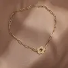 Strängar strängar Dinh van France Fashion Pop Jewelry S Sterling Sier Handcuffs Pendant Necklace Women Menottes Wholesale