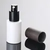 Storage Bottles 300pcs/Lot 30ml120ml White Dispenser Lotion Pump 30g 50g 50cc Glass Cream Jar Empty Liquid Container