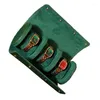 Jewelry Pouches Vintage Leather Watch Holder Box Roll Case Round Buckle Pocket Bag Outdoor Convenient Couple Storage