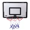 Bolas pequena porta montada conjunto de cesta de basquete interior pendurado cesta de basquete e kit de jogo de rede para crianças 231212