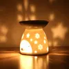 Fragrance Lamps YXY Handmade Ceramics Essential Oil Incense 100ml Candle Holder Sandal Aromatherapy Sleep Aid Lamp Yoga Household Stove 231212