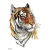 Makeup Flower Arm New Tattoo Sticker Waterproof Half Tiger Lion Animal Set