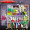 Iscas iscas kit conjunto de pesca duro artificial wobblers metal gabarito colheres isca macia silicone isca enfrentar acessórios pesca 231212