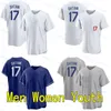 Hommes Femmes Jeunes Shohei Ohtani Maillot de Baseball Bleu Blanc Gris Maillots Cousu Taille S-3XL
