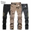 Pantalones al aire libre TRVLWEGO Pantalones de senderismo desmontables para hombres al aire libre Secado rápido Transpirable Verano Camping Trekking Pesca Pantalones deportivos impermeables 231211