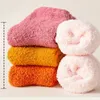 Damessokken Coral Fleece Kniemouwen Herfst Winter Thermische Pads Verdikt Plus Fluweel Koudbestendig voor artritis