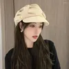 Visors Vintage Женщины Beret Hat осень зима теплые женские восьмиугольные капля Кореи с твердым цветом Sboy Hats Girls Painter Caps Gorras