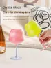 Mugs KAWASIMAYA Design Creative Gift Wine Glasses For Girls Cute Good Looking Pink Glass Tall High Quality 231212