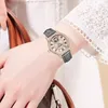 Relógios de pulso Relógio mecânico impermeável feminino com diamante meninas alto nível de aparência modelo turbilhão