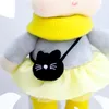 Kawaii Metoo Angela Girls Doll Animali di peluche Portachiavi in peluche Super Cute Grirls Ciondolo in peluche Cartoon Unicorn Bunny Fox Cat Dressed Doll Bag Strap