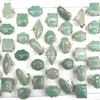 50pcs Lot Big Natural Light Green Jade Aventurine Rings Semi-precious Stone Rings Factory 178K