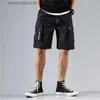 Herren-Shorts Sommer Cargo Shorts Männer Fashion Lti-Pocket Short Casual Hip Hop Baggy Kleidung Streetwear Kurzes Hosen loser Harajuku Short L231212