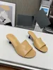 2023 Designer Luxus High Heels Frauen Sandalen Metallic Laminat Leder Flache Mittlere High Heel Sandale Sommer Strand Hochzeit Schuh 1207