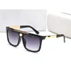 Gafas de sol de diseñador Gafas de sol polarizadas para hombre Rectángulo Adumbral Moda Clásico Anteojos de mujer 4 colores Alta calidad216b