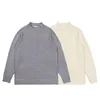 Maglioni da uomo Maglione pullover a mezzo dolcevita basic alla moda per uomini e donne Maglieria base calda Coppie Vita quotidiana